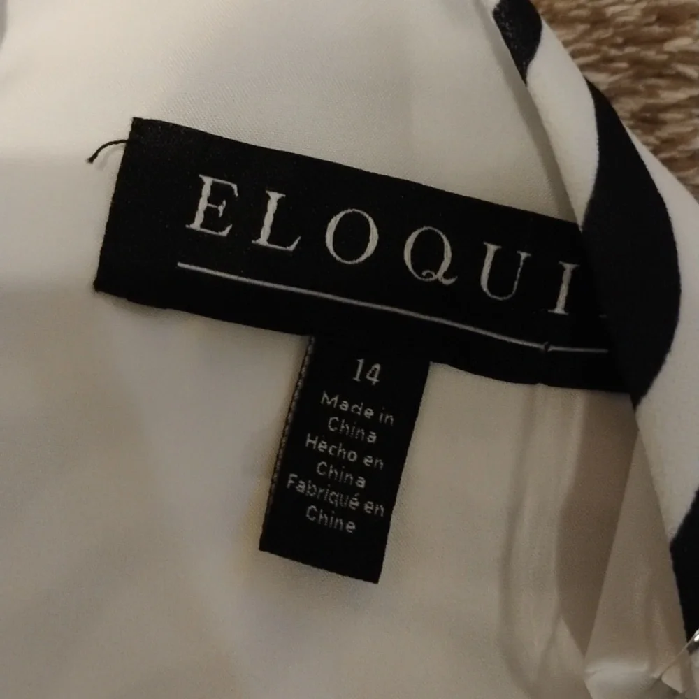 Eloquii NWT Zebra One Shoulder Maxi Dress With Slit - Picture 7 of 10